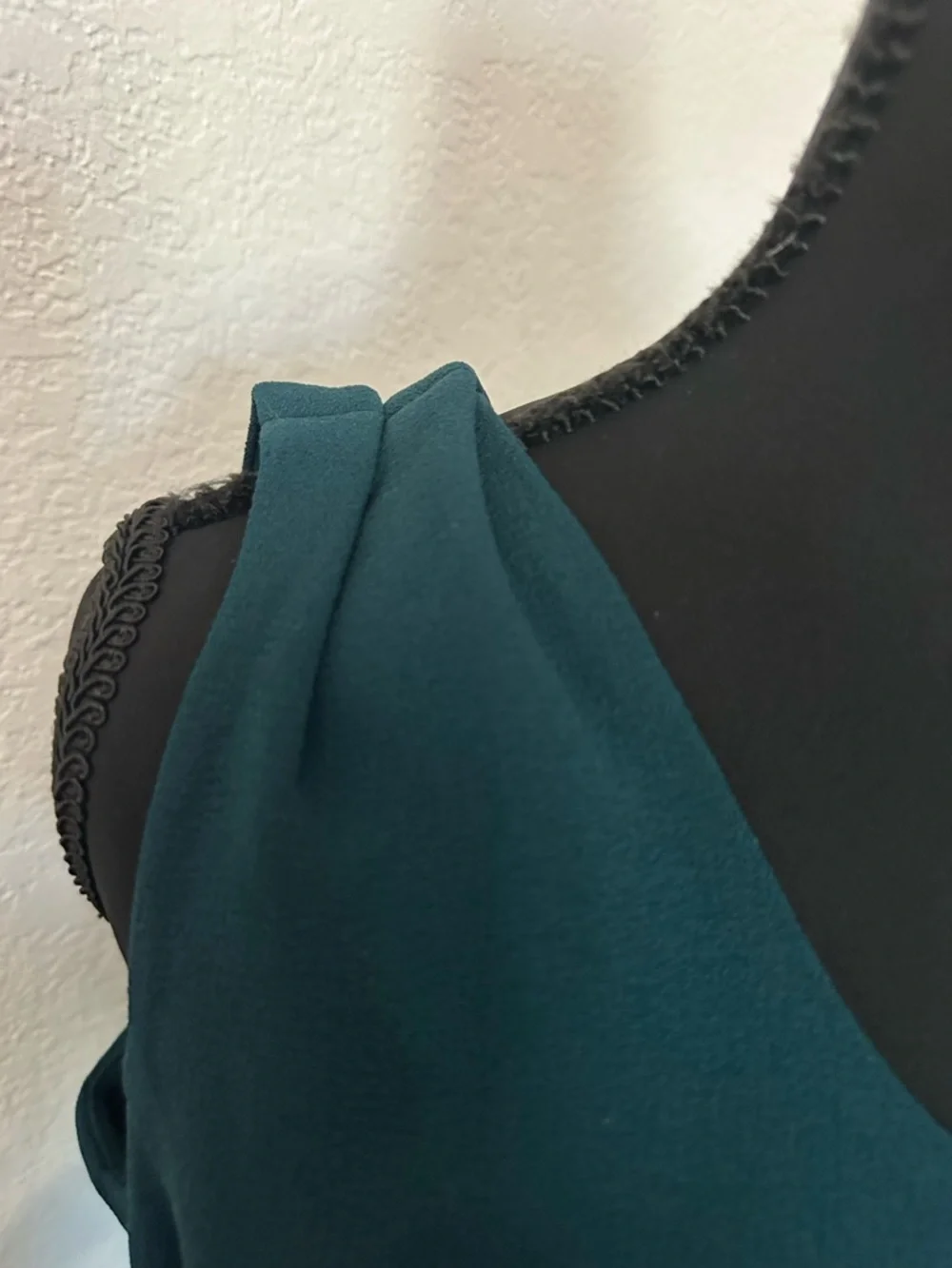 Dress the Population Tiffany One-Shoulder Pine Green Midi Dress - Size L NWT